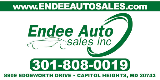 Used Car Dealer «Endee Auto Sales inc», reviews and photos, 8909 Edgeworth Dr, Capitol Heights, MD 20743, USA