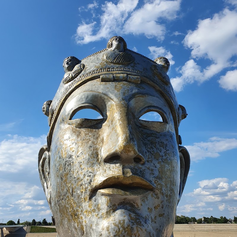 Gezicht van Nijmegen _ Romeins Masker