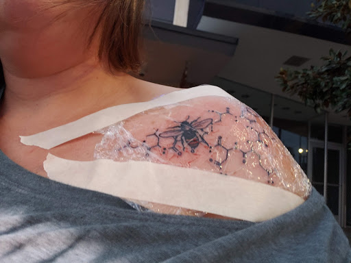 Explore mens cross tattoo ideas, creative tattoo ideas in Oceanside, available at The Arcade Oceanside Tattoo