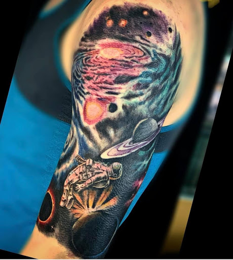 Find feminine skull tattoos ideas for your next unique tattoo in Roanoke at Saint Cecilias Art Studio