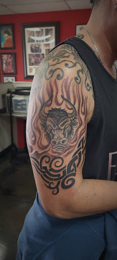 Explore yellow rose tattoo ideas, creative tattoo ideas in Garden Grove, available at Dr. Tattoo Studio