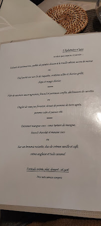 Menu / carte de Autan Gourmand à Labège