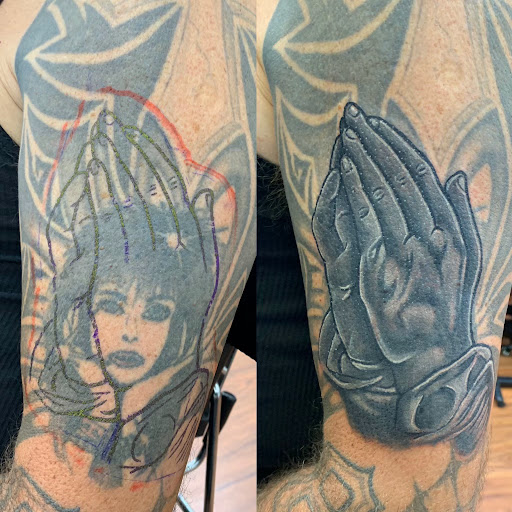 Explore 3d tattoo ideas, creative tattoo ideas in Cocoa, available at Rorschach Tattoo Shop and Piercing Studio