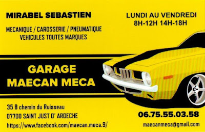 GARAGE MAECAN MECA à Saint-Just-d'Ardèche