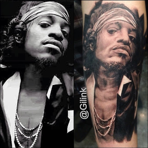 Explore never give up tattoo ideas, creative tattoo ideas in Deerfield Beach, available at Black Rose Tattoo Studio