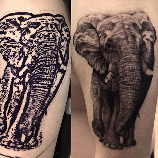 Explore anime tattoo sleeve ideas, creative tattoo ideas in Saint Paul, available at Supreme Art Of War Inc