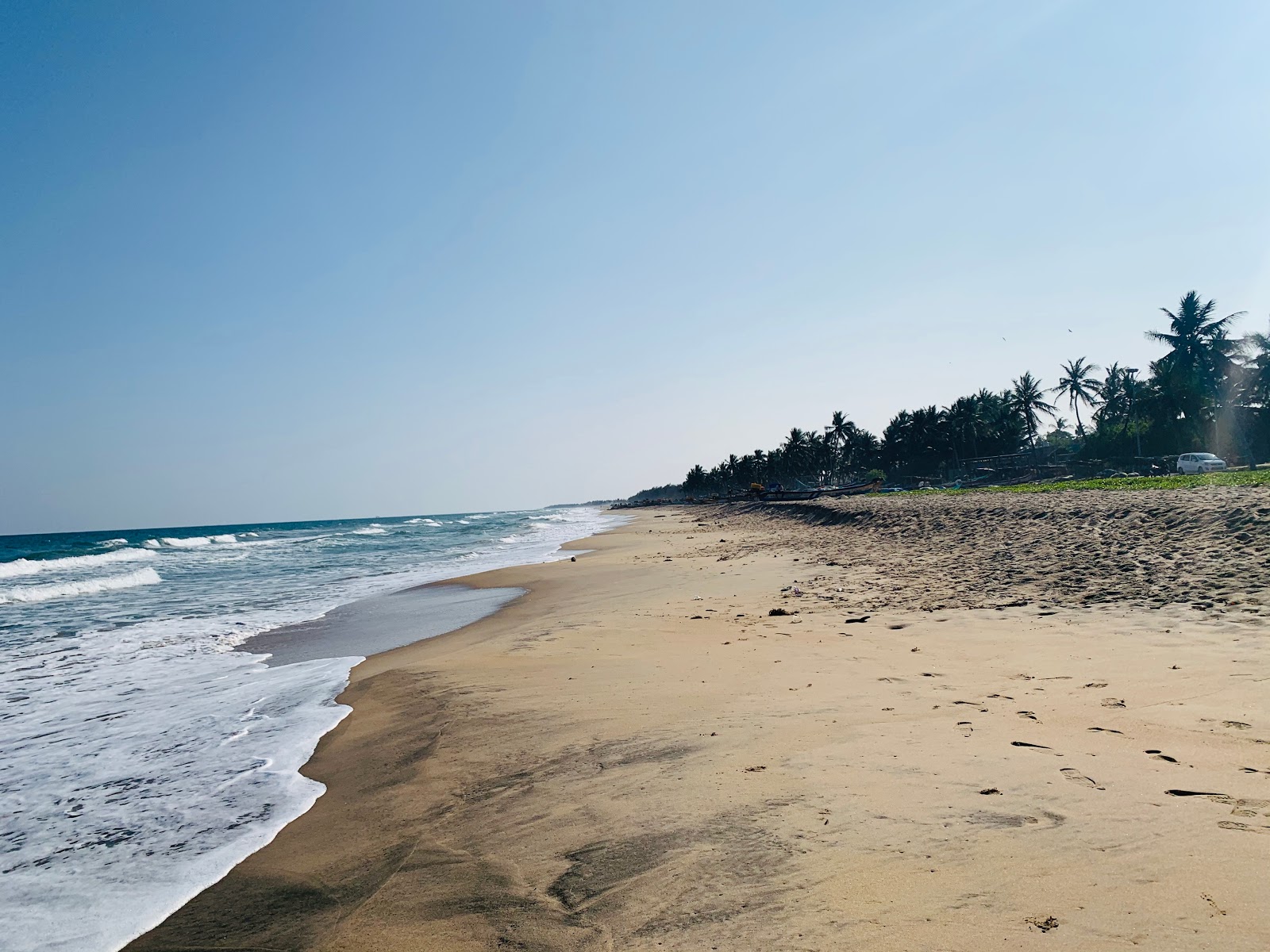 Fotografija Narambai Beach Shore z dolga ravna obala