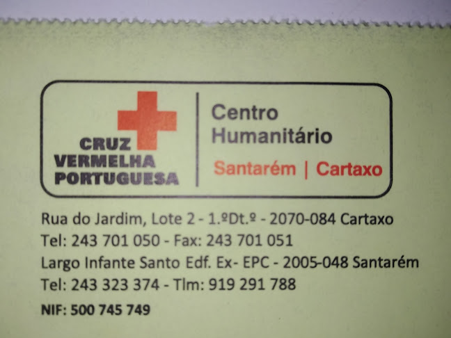 Avaliações doCruz Vermelha Portuguesa - Santarém (Centro Humanitário) em Santarém - Médico