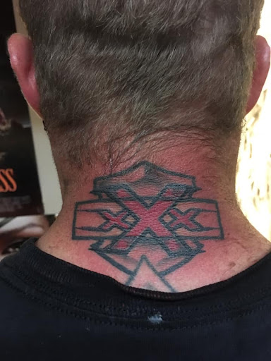 Explore dark skin male black skin tattoo ideas, creative tattoo ideas in Jonesboro, available at Immortal Ink