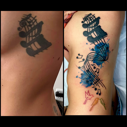 Explore tigger tattoo ideas, creative tattoo ideas in Adrian, available at Good Life Tattoo Co.