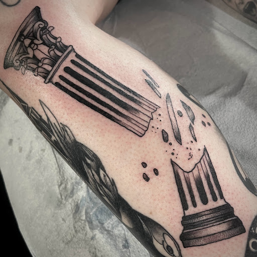 Explore mexican eagle tattoo ideas, creative tattoo ideas in Buffalo, available at True Gloom Tattoo Studio