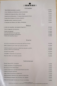 Taberna da Adega da Lusovini em Nelas menu n° 2