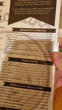 L'Arrosticinaro SG Aprilia à Aprilia menu