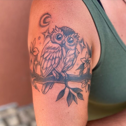 Tattoo Shop «Blood Moon Tattoo Gallery», reviews and photos, 101 N Main St #201, Mansfield, TX 76063, USA