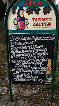 Menu du Rheinblick à Murg