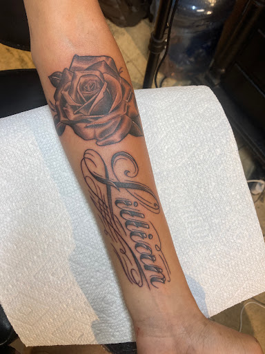 Explore face tattoo ideas, creative tattoo ideas in Miami, available at Almost Famous Tattoo Parlour