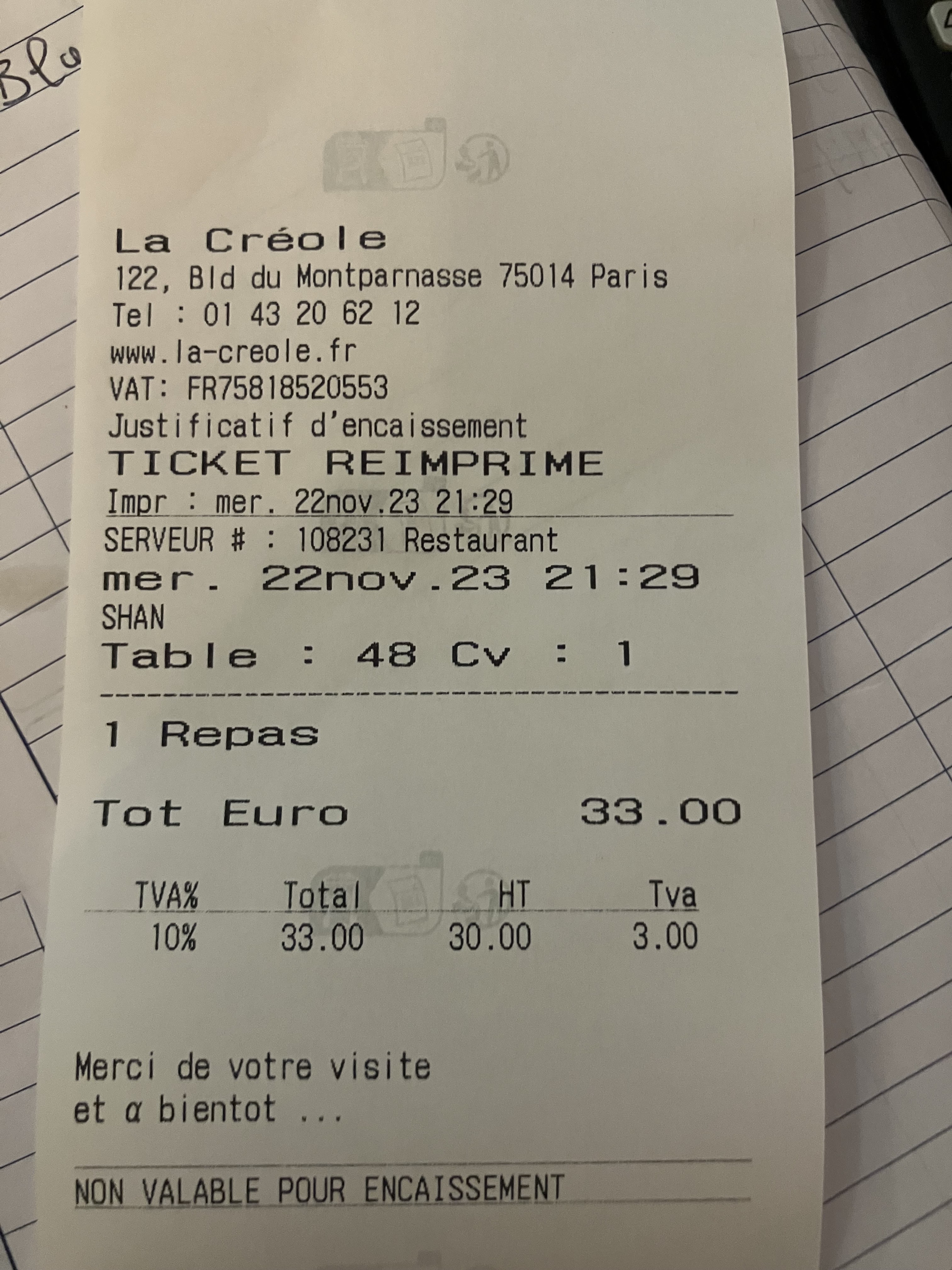 Photo n° 2 de l'avis de Gaëtane. fait le 10/12/2023 à 02:37