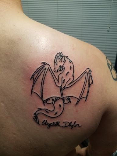 Explore car part tattoo ideas, creative tattoo ideas in Batavia, available at A Thin Line Tattoo