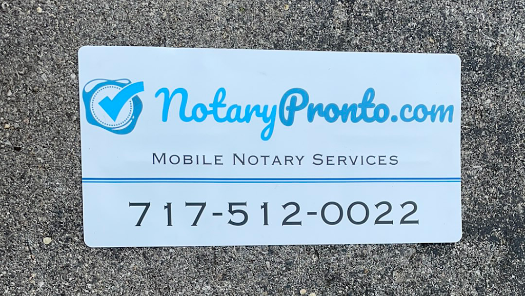 Notary Pronto - Chambersburg Area 17201