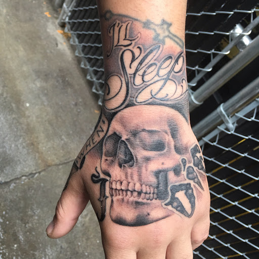 Explore tattoo ideas sword, creative tattoo ideas in Boston, available at Boston Barber & Tattoo Co.