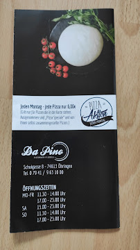 Da Pino Ristorante-Pizzeria à Öhringen menu
