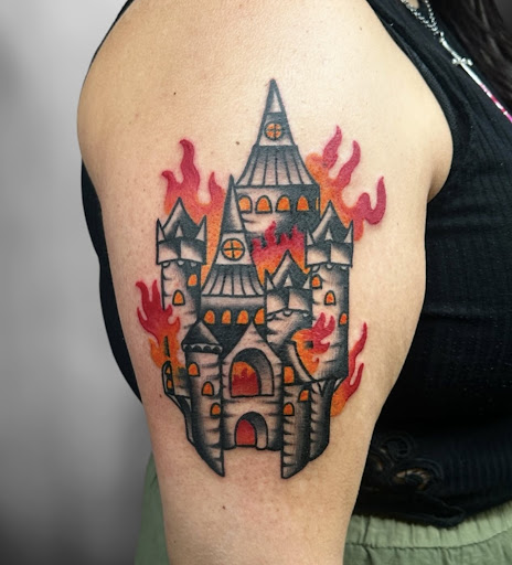 Explore daughter tattoo ideas for men, creative tattoo ideas in Marietta, available at The Queen Bee Tattoo and Piercing Parlour