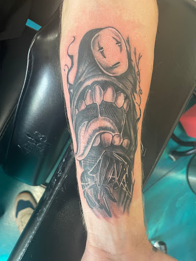 Explore king of the hill tattoo ideas, creative tattoo ideas in Traverse City, available at Pinups & Needles