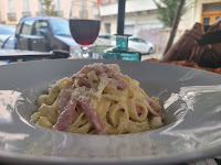 Pâtes à la carbonara du Restaurant italien Restaurant pizzeria salon de thé da Nando à Perpignan - n°1