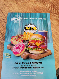 Menu / carte de Marvelous Burger & Hot Dog à Aulnay-sous-Bois