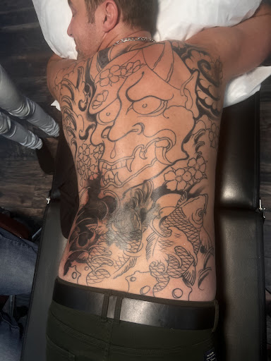 Explore tattoo arm sleeve ideas for men, creative tattoo ideas in Reno, available at Prison Blues Tattoo Studio