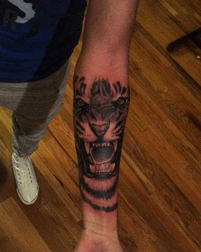 Explore louis vuitton tattoo ideas, creative tattoo ideas in Marshall, available at Gentlemans Ink