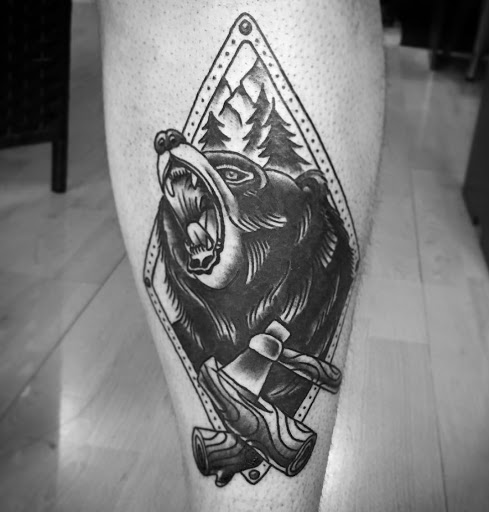 Explore half arm tattoo ideas, creative tattoo ideas in Lawrence, available at Standard Electric Tattooing