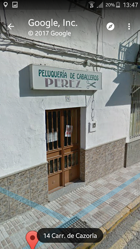 Peluquería de Caballeros  Pérez en Santo Tomé, Jaén