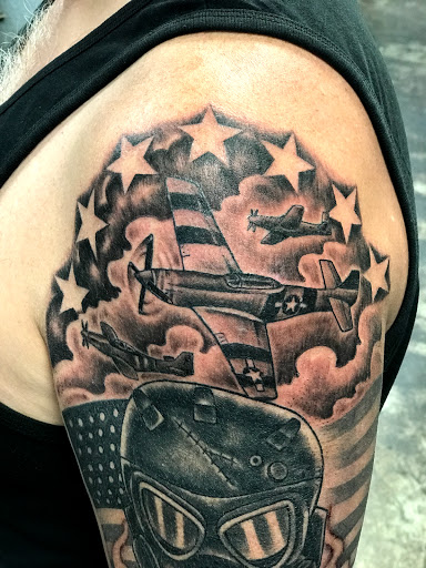 Find best friend tattoo ideas small for your next unique tattoo in Oklahoma City at Black Magic Tattoo