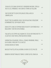 Menu du Latteria Mamma Iabica à Syracuse