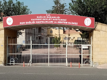 Kayseri Devlet Hastanesi Ruh Hastalıkları ve Amatem Kliniği