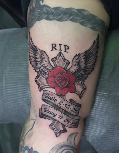 Explore side thigh tattoo ideas, creative tattoo ideas in Peoria, available at Modern Ink Tattoo