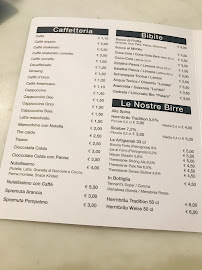 Menu du Madrugada Cafeteria Cerveceria à Chieri