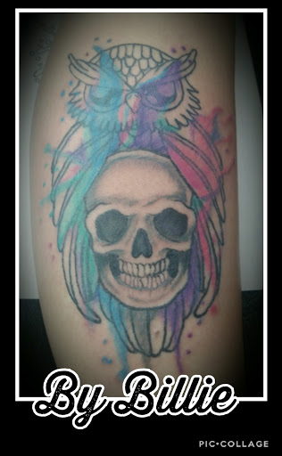 Explore lone wolf tattoo ideas, creative tattoo ideas in Fayetteville, available at Inkd Out Tattoos & Piercings