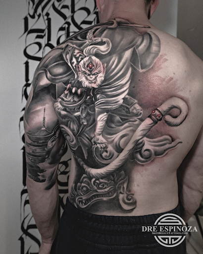 Explore the joker tattoo ideas, creative tattoo ideas in Stanton, available at Skin Design Tattoo Orange County