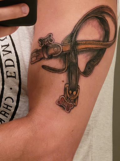 Explore daredevil tattoo ideas, creative tattoo ideas in Goose Creek, available at Red Kirin Tattoo