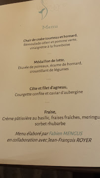 Restaurant Le Cygne à Gundershoffen menu
