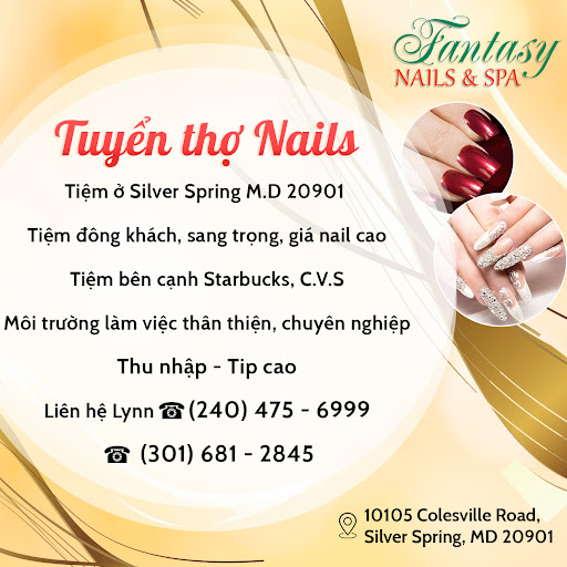 Nail Salon «Fantasy Nails Spa», reviews and photos, 10105 Colesville Rd, Silver Spring, MD 20901, USA
