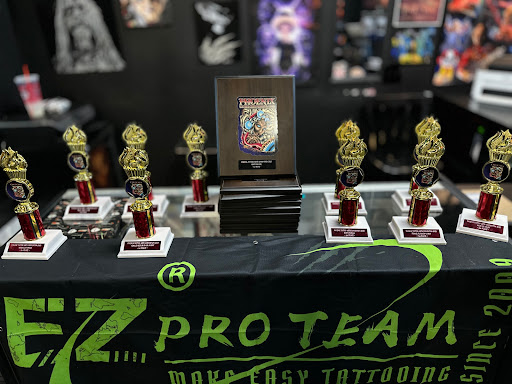 Explore family leg tattoo ideas, creative tattoo ideas in Glendale, available at PRINCE ART AND INK