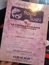 Royal Sushi Mulhouse à Mulhouse menu