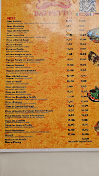 Pizzeria Da Baffetto à Rome menu
