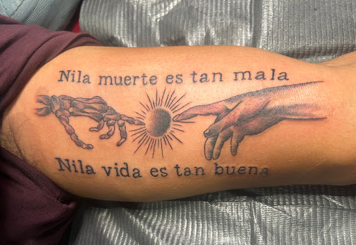 Explore fire and air tattoo ideas, creative tattoo ideas in Cape Coral, available at UNRIVALED INK