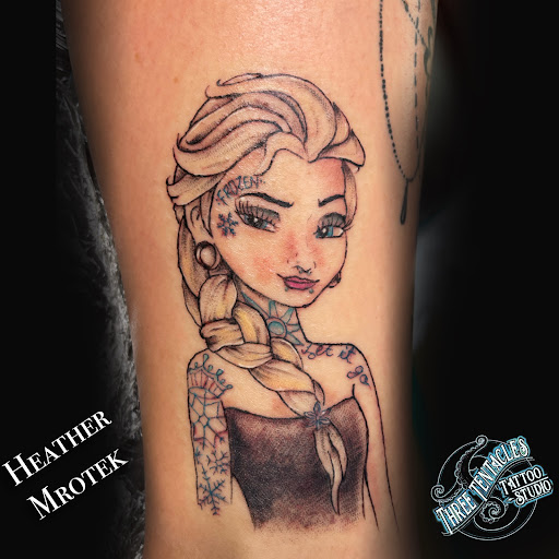 Explore dreaming tattoo ideas, creative tattoo ideas in Hayward, available at Three Tentacles Tattoo Studio