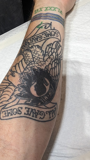 Explore forearm men tattoo ideas, creative tattoo ideas in San Diego, available at Remington Tattoo Parlor