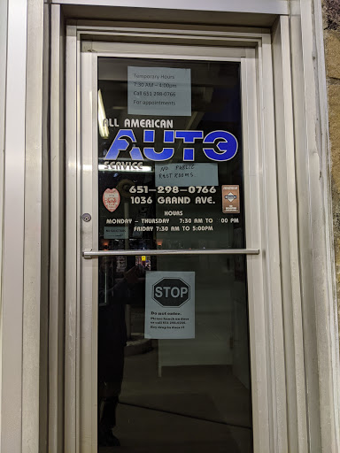 Auto Repair Shop «All American Auto Service Inc», reviews and photos, 1036 Grand Ave, St Paul, MN 55105, USA